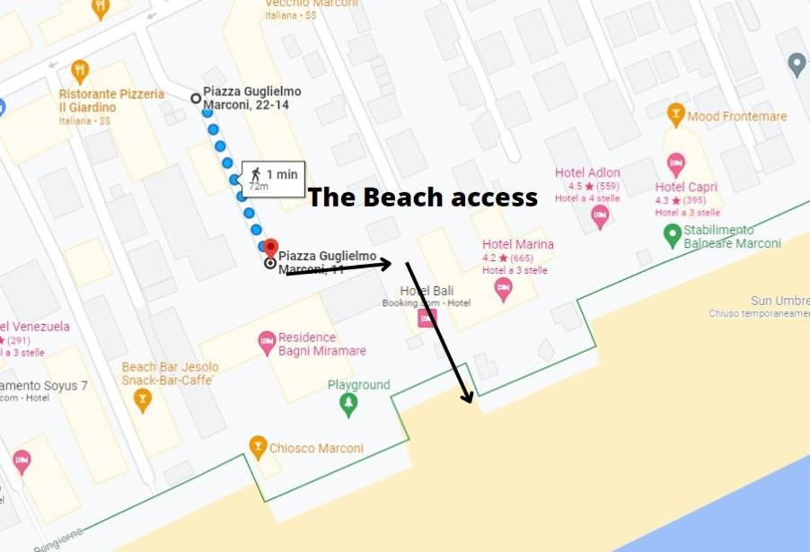Movida Loft A Piazza Marconi Jesolo Lido - Spiaggia A 1 Minuto!!! Lido di Jesolo Exteriér fotografie